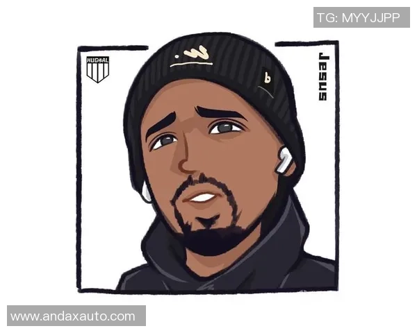 手绘风格展现足球明星男头像的艺术魅力与个性特征